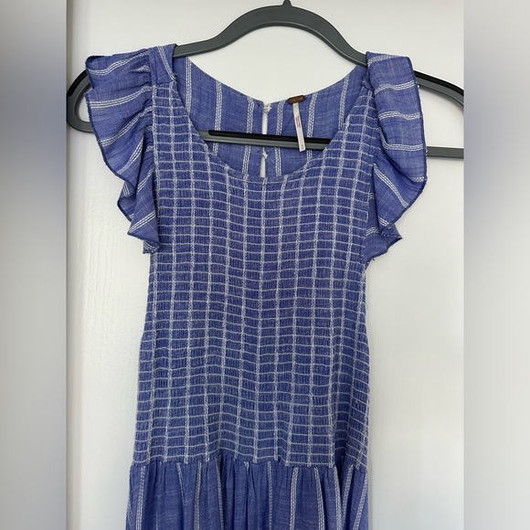 Chambray Butterflies Maxi by Free People - Picture 3 of 11